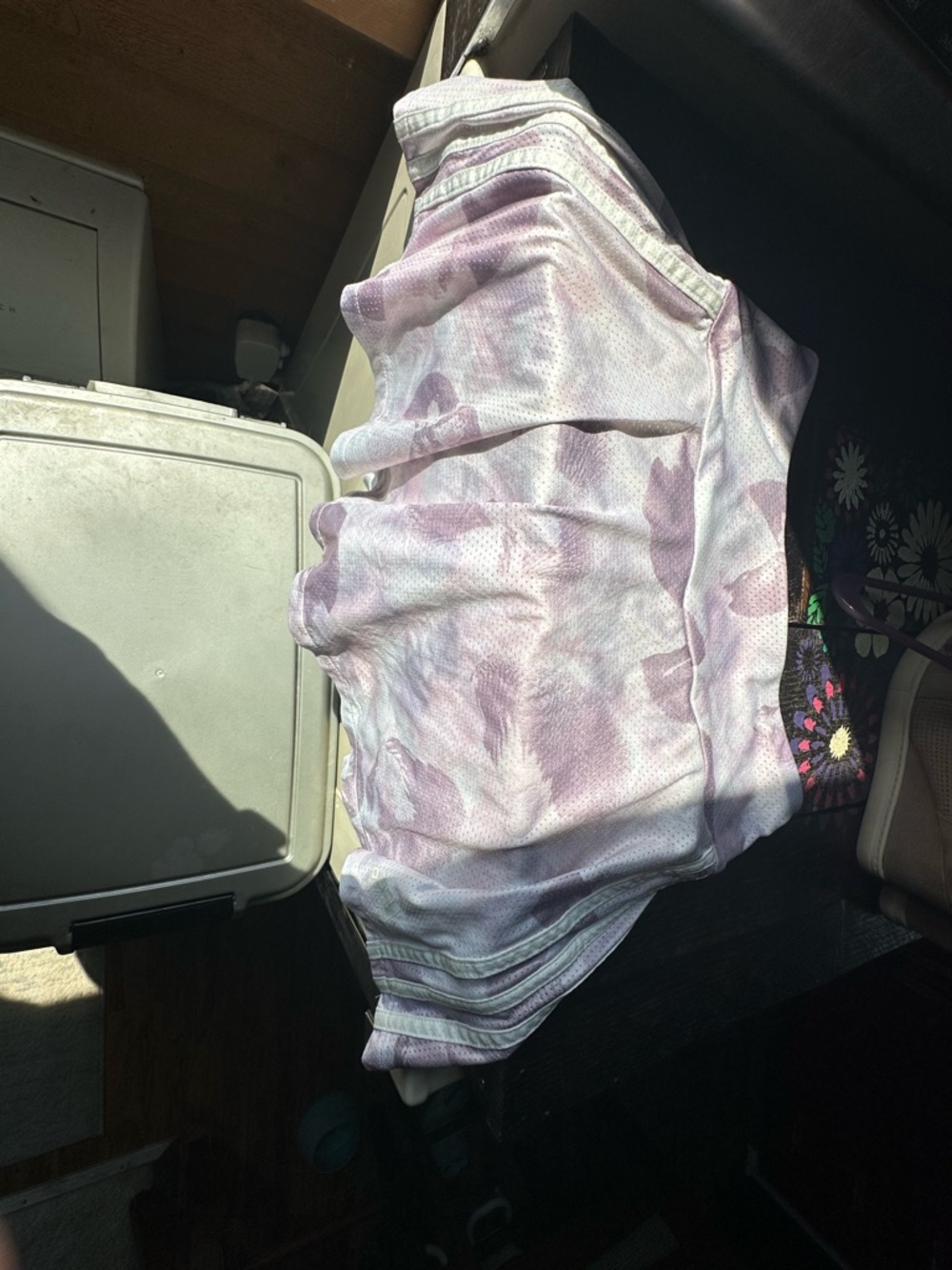 adidas Girls' Purple Tie-Dye Skort